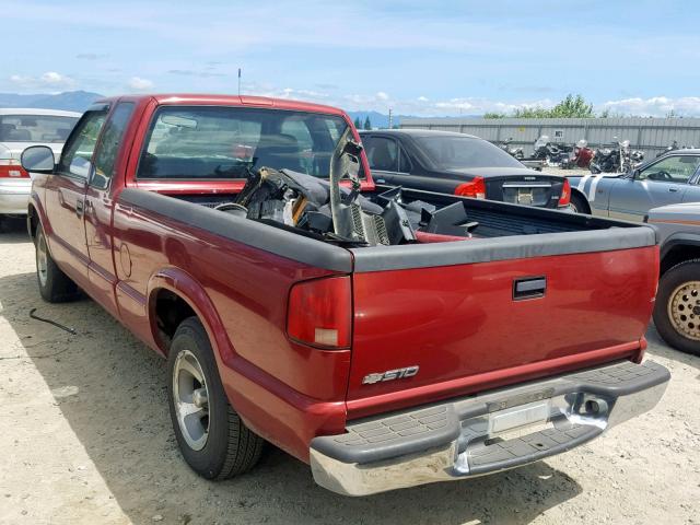 1GCCS1948W8148751 - 1998 CHEVROLET S TRUCK S1 RED photo 3