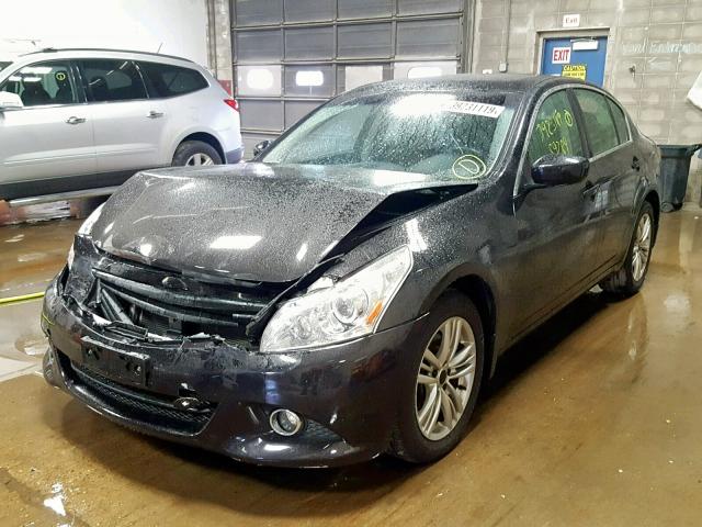 JN1CV6AR3DM758608 - 2013 INFINITI G37 BLACK photo 2