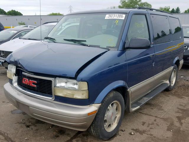 1GKEL19X45B501721 - 2005 GMC SAFARI XT BLUE photo 2