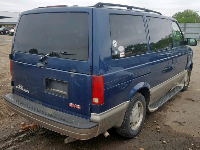 1GKEL19X45B501721 - 2005 GMC SAFARI XT BLUE photo 4