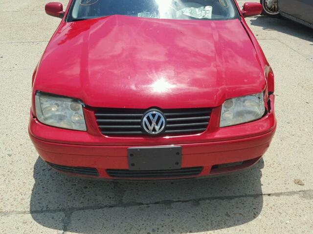 3VWRK29M91M049292 - 2001 VOLKSWAGEN JETTA GL RED photo 7