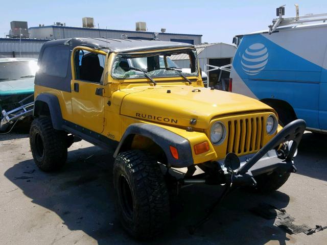 1J4FA64S86P782516 - 2006 JEEP WRANGLER / YELLOW photo 1