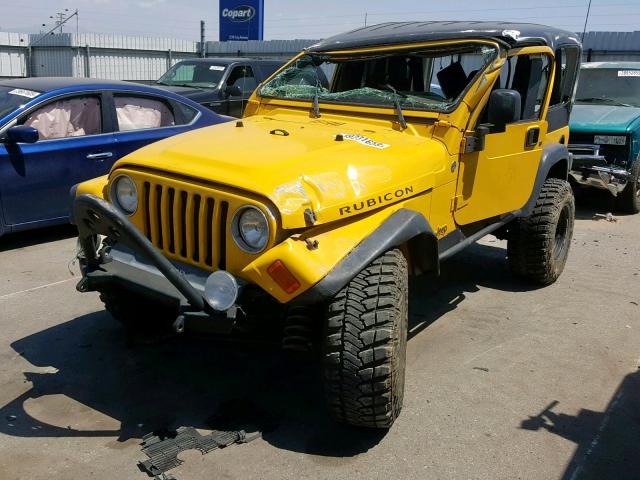 1J4FA64S86P782516 - 2006 JEEP WRANGLER / YELLOW photo 2