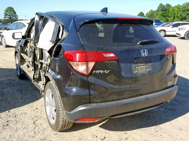 3CZRU5H54GM733095 - 2016 HONDA HR-V EX BLACK photo 3