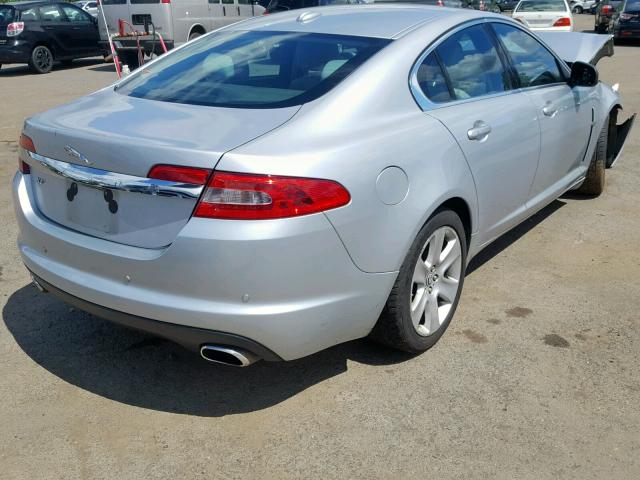 SAJWA05BX9HR39285 - 2009 JAGUAR XF LUXURY SILVER photo 4