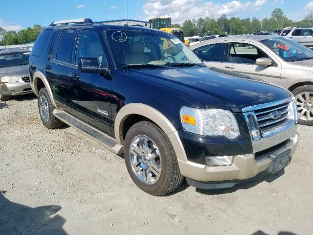 1FMEU64E07UA94530 - 2007 FORD EXPLORER E BLACK photo 1