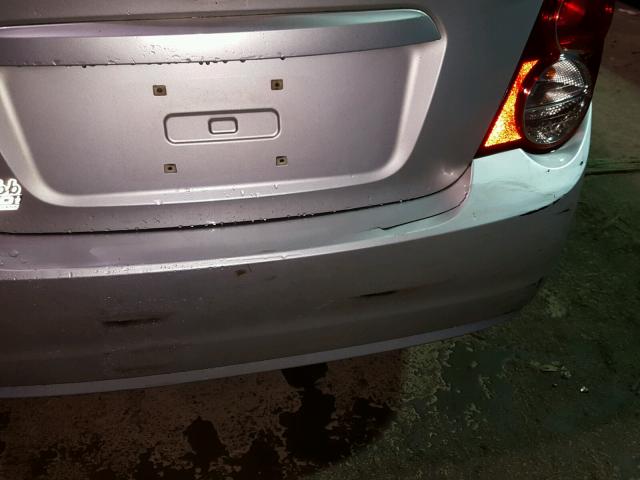 1G1JB5SH8C4103770 - 2012 CHEVROLET SONIC LS 银色 照片 10