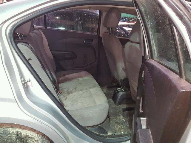 1G1JB5SH8C4103770 - 2012 CHEVROLET SONIC LS 银色 照片 6