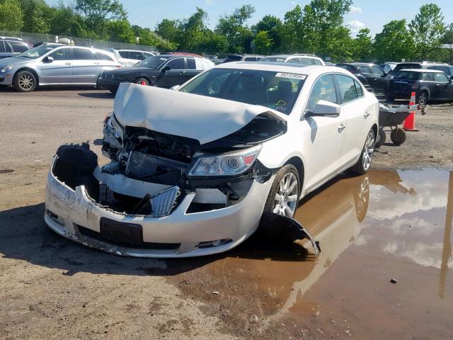 1G4GE5ED3BF368872 - 2011 BUICK LACROSSE C WHITE photo 2