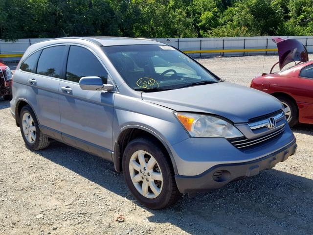 JHLRE38758C050384 - 2008 HONDA CR-V EXL GRAY photo 1