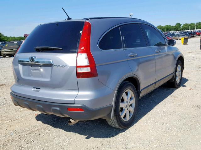 JHLRE38758C050384 - 2008 HONDA CR-V EXL GRAY photo 4