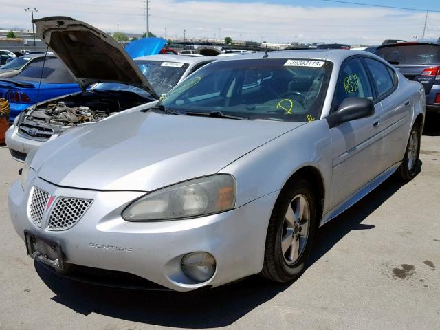 2G2WS522751194901 - 2005 PONTIAC GRAND PRIX SILVER photo 2