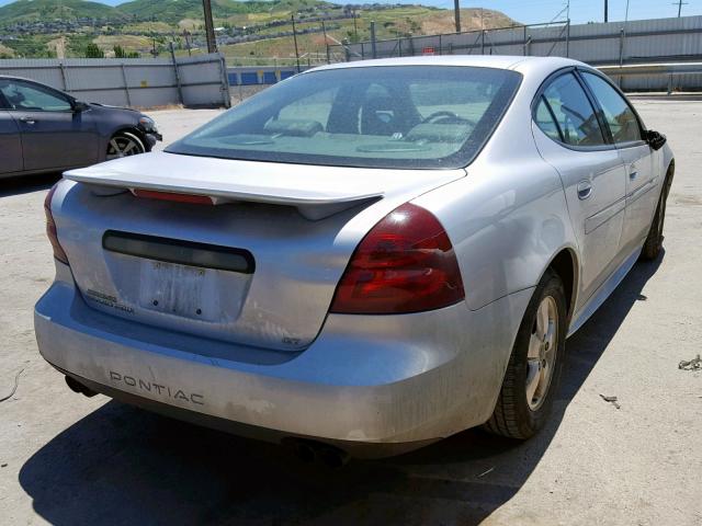 2G2WS522751194901 - 2005 PONTIAC GRAND PRIX SILVER photo 4