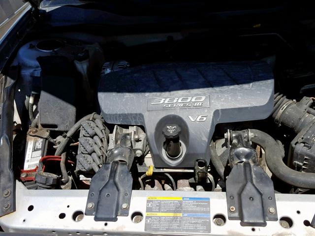 2G2WS522751194901 - 2005 PONTIAC GRAND PRIX SILVER photo 7