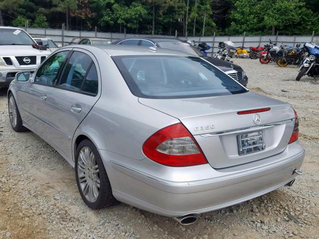 WDBUF56X87B133751 - 2007 MERCEDES-BENZ E 350 SILVER photo 3