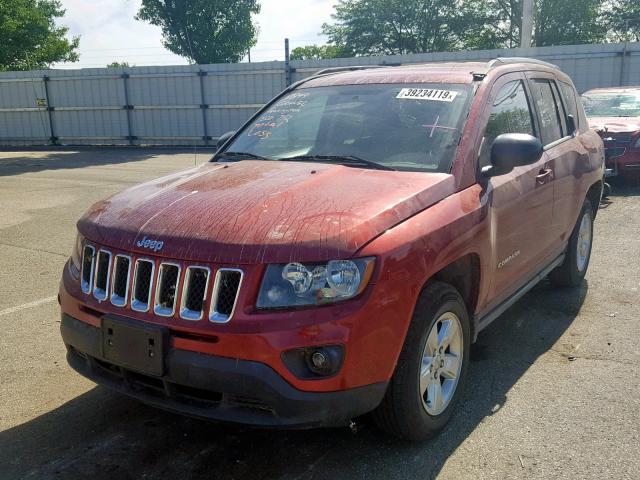 1C4NJCBA1FD284928 - 2015 JEEP COMPASS SP 红色 照片 2