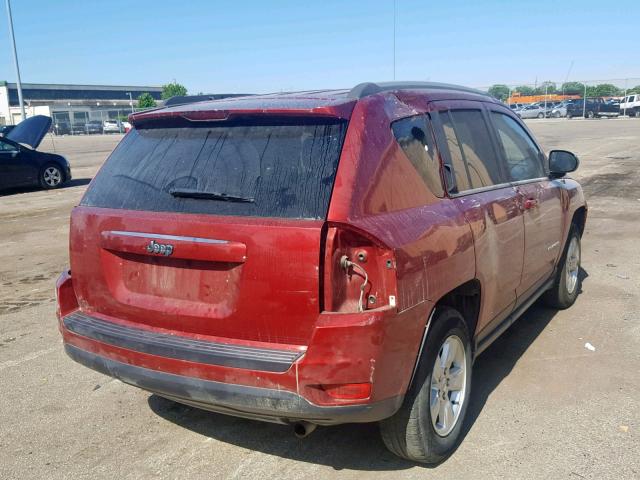 1C4NJCBA1FD284928 - 2015 JEEP COMPASS SP 红色 照片 4