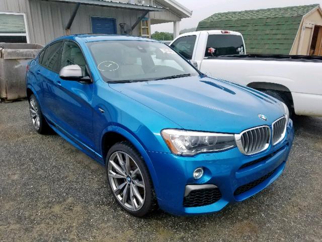 5UXXW7C39H0U26193 - 2017 BMW X4 XDRIVEM BLUE photo 1