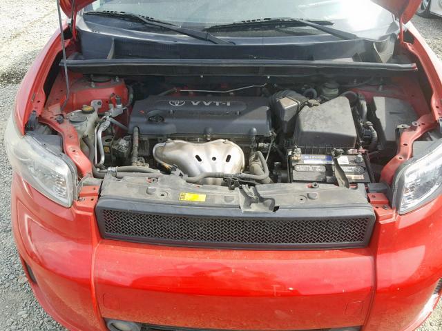 JTLKE50E391095670 - 2009 TOYOTA SCION XB 红色 照片 7