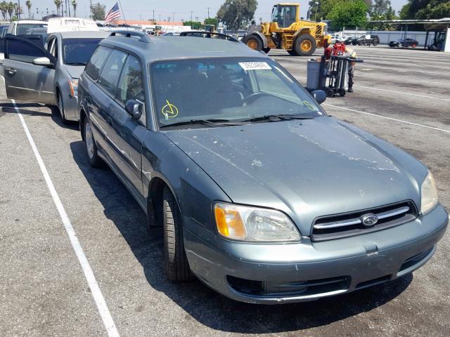 4S3BH635826307265 - 2002 SUBARU LEGACY L GREEN photo 1