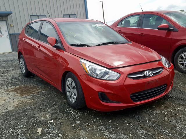 KMHCT5AE3GU294570 - 2016 HYUNDAI ACCENT SE RED photo 1