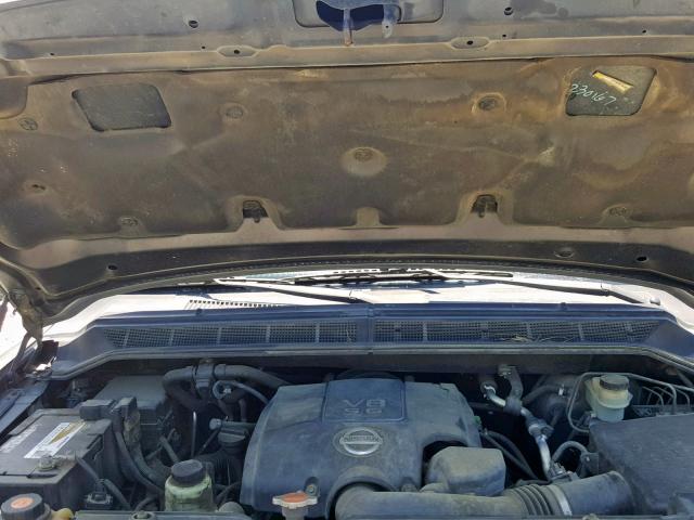 5N1BA08A87N714373 - 2007 NISSAN ARMADA SE BLACK photo 7