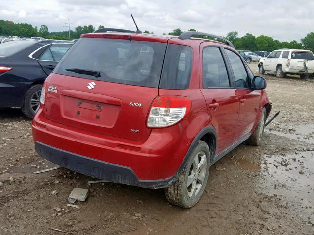 JS2YB5A34C6301137 - 2012 SUZUKI SX4 RED photo 4