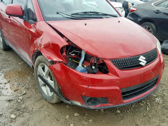 JS2YB5A34C6301137 - 2012 SUZUKI SX4 RED photo 9