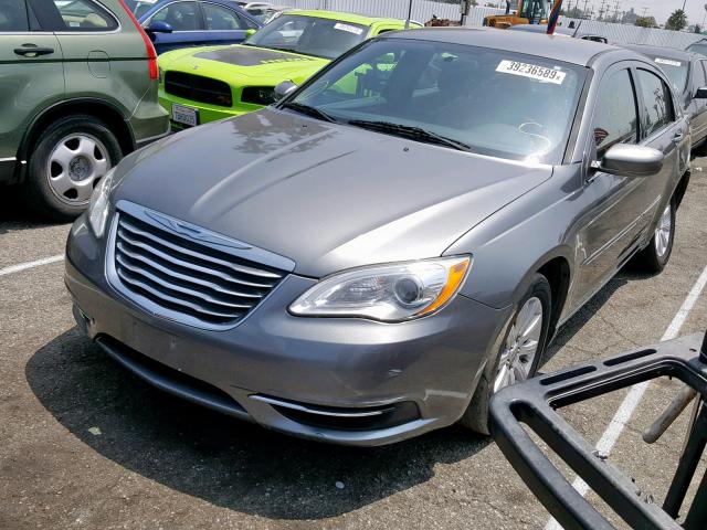 1C3CCBBG8CN130730 - 2012 CHRYSLER 200 TOURIN GRAY photo 2