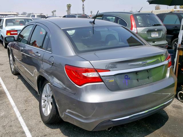 1C3CCBBG8CN130730 - 2012 CHRYSLER 200 TOURIN GRAY photo 3