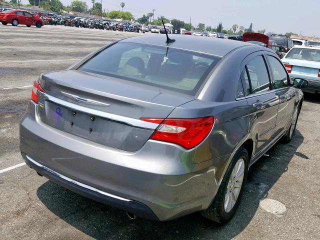 1C3CCBBG8CN130730 - 2012 CHRYSLER 200 TOURIN GRAY photo 4