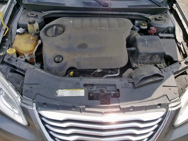 1C3CCBBG8CN130730 - 2012 CHRYSLER 200 TOURIN GRAY photo 7