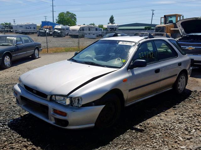 JF1GF4354XG812954 - 1999 SUBARU IMPREZA L SILVER photo 2