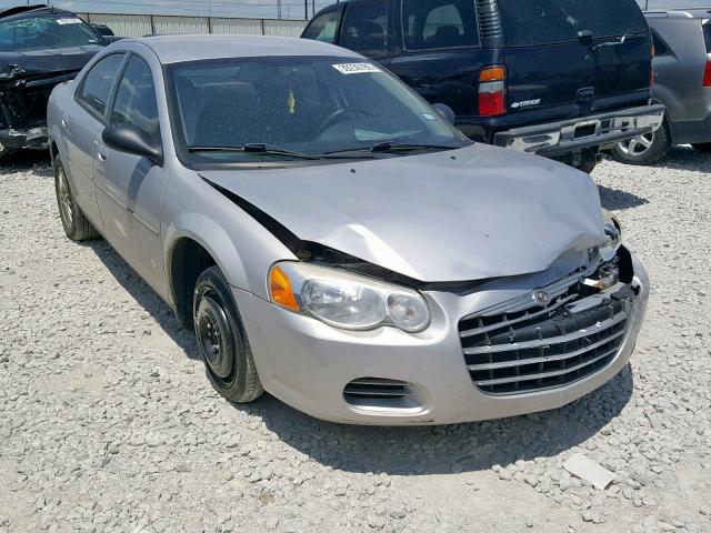 1C3EL46X34N291552 - 2004 CHRYSLER SEBRING LX SILVER photo 1