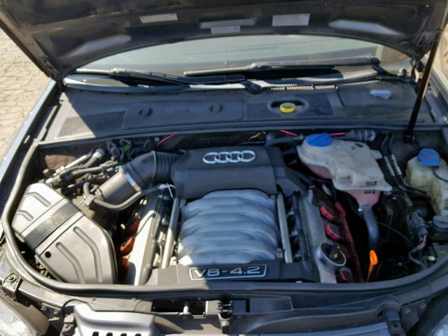 WAUGL98E27A044917 - 2007 AUDI NEW S4 QUA GRAY photo 7