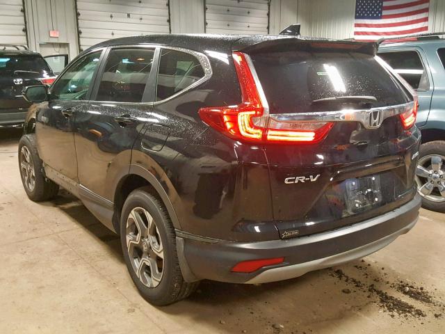 7FARW2H8XJE073217 - 2018 HONDA CR-V EXL BLACK photo 3