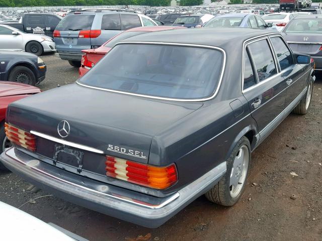 WDBCA39D5GA246109 - 1986 MERCEDES-BENZ 560 SEL CHARCOAL photo 4