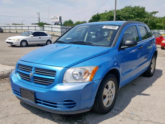 1B3HB28B18D625723 - 2008 DODGE CALIBER BLUE photo 2