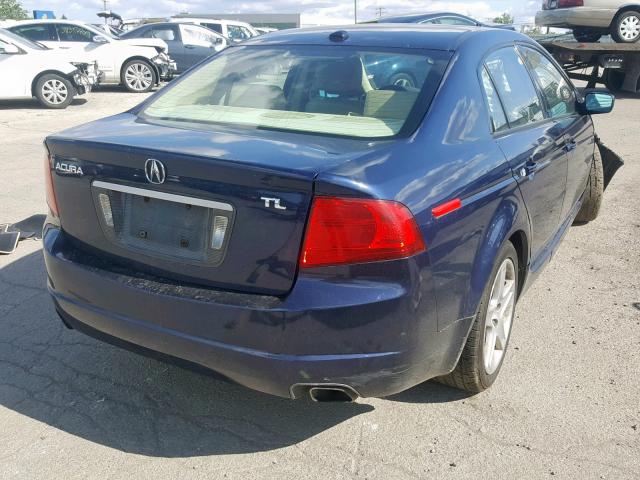 19UUA66206A073366 - 2006 ACURA 3.2TL BLUE photo 4