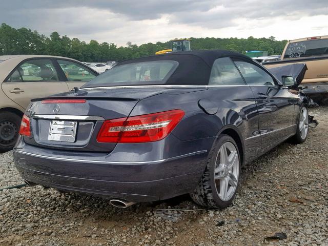 WDDKK5KF3DF214300 - 2013 MERCEDES-BENZ E 350 GRAY photo 4