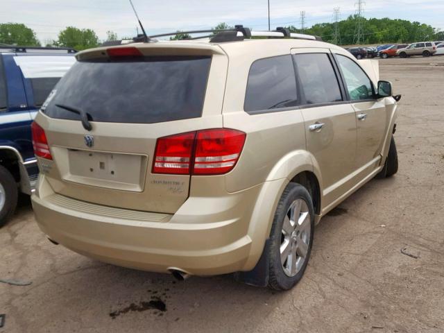 3D4PH6FVXAT207273 - 2010 DODGE JOURNEY R/ GOLD photo 4