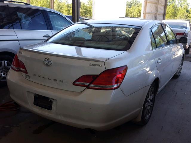 4T1BK36B37U239392 - 2007 TOYOTA AVALON XL WHITE photo 4