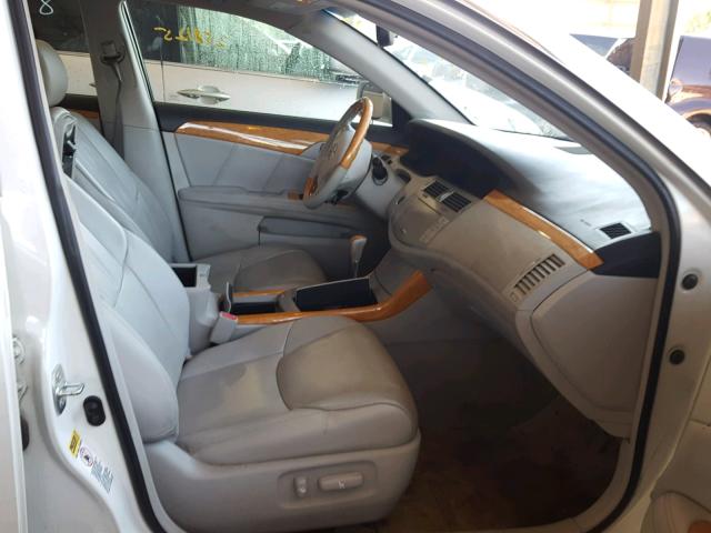 4T1BK36B37U239392 - 2007 TOYOTA AVALON XL WHITE photo 5