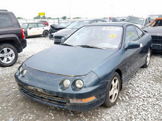 JH4DC4468SS040234 - 1995 ACURA INTEGRA SE GREEN photo 2