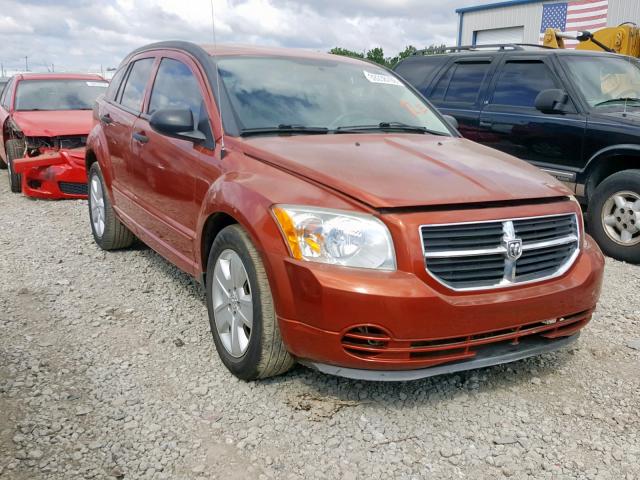 1B3HB48B07D215747 - 2007 DODGE CALIBER SX ORANGE photo 1