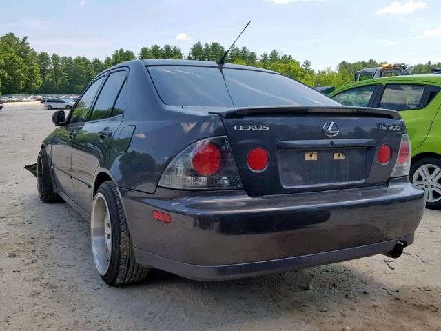 JTHBD192720056512 - 2002 LEXUS IS 300 GRAY photo 3