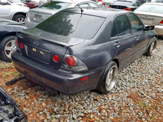 JTHBD192720056512 - 2002 LEXUS IS 300 GRAY photo 4