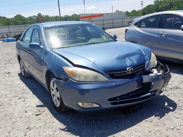 4T1BE32K34U794299 - 2004 TOYOTA CAMRY LE BLUE photo 1