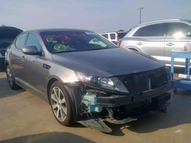 5XXGR4A64CG030989 - 2012 KIA OPTIMA SX SILVER photo 1