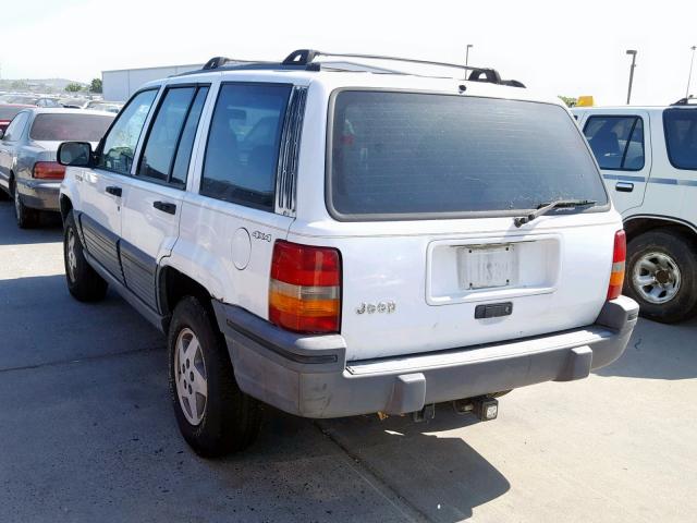 1J4GZ58S7SC673029 - 1995 JEEP GRAND CHER WHITE photo 3